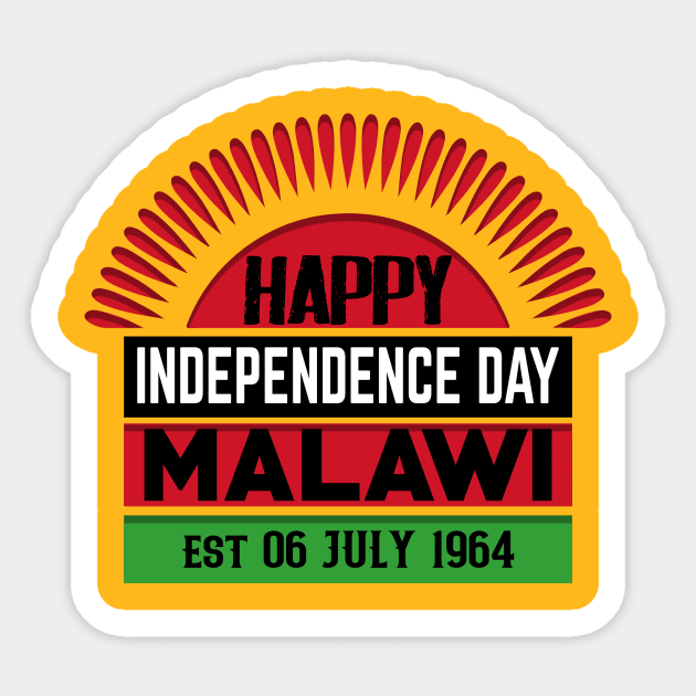 Happy Independence day celebration Malawi Sticker by alzo